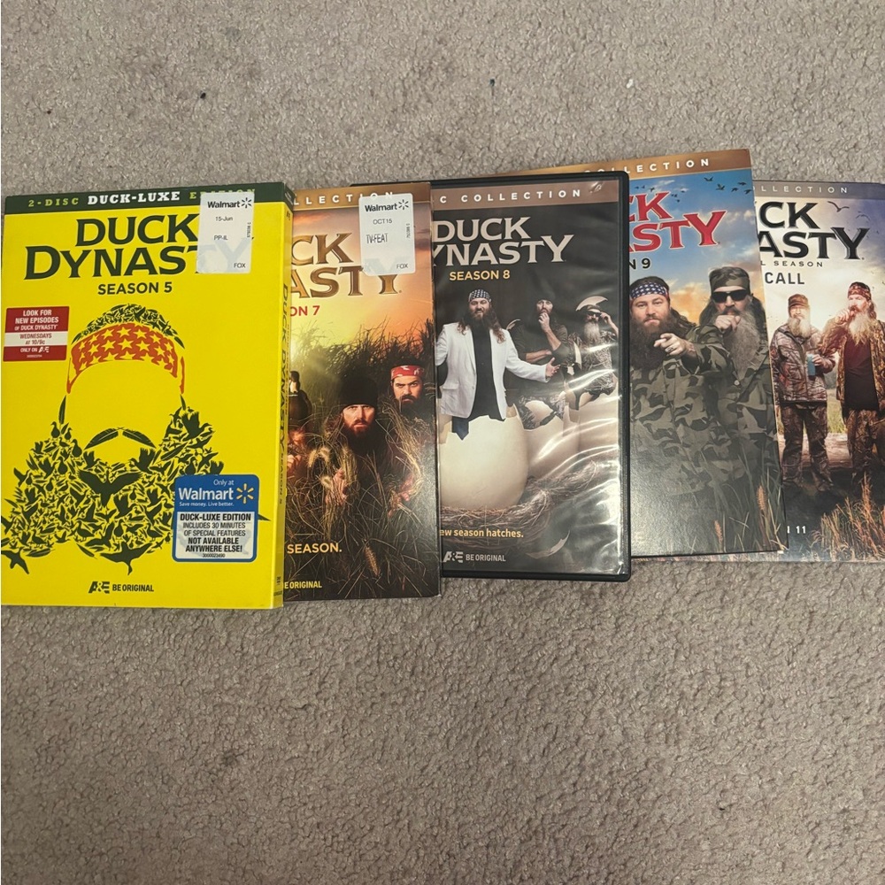 Duck Dynasty 5, 7, 8, 9, and the final season DVD Collection